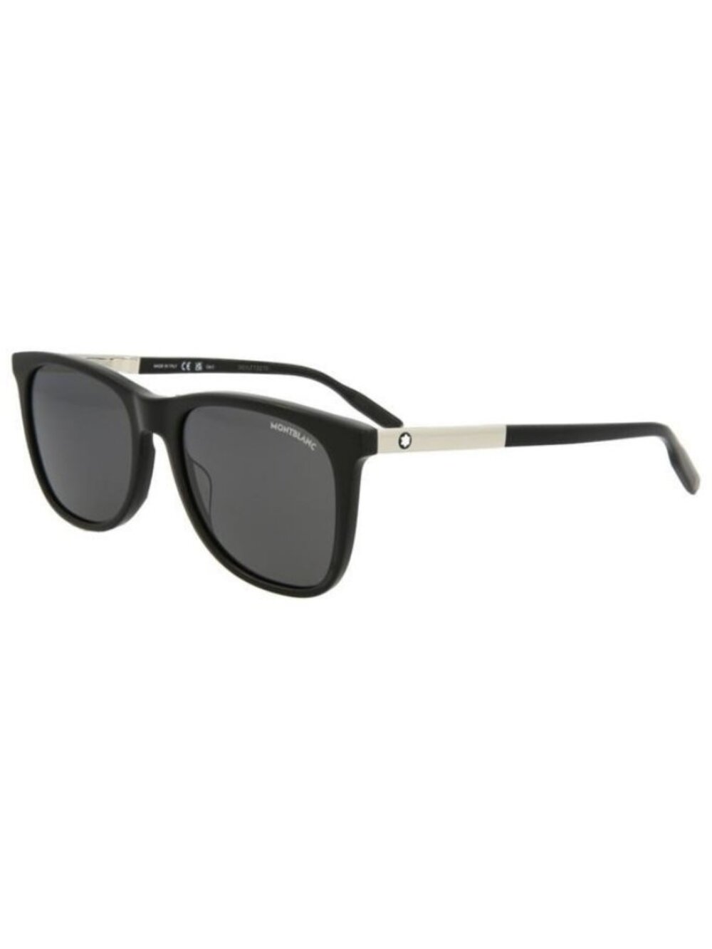 New Montblanc Mens Square/Rectangle Black Silver Grey Fashion Designer Sunglasse